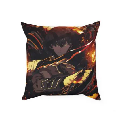 Anime Sung Jin Woo Flares Solo Leveling Pillow Cushion